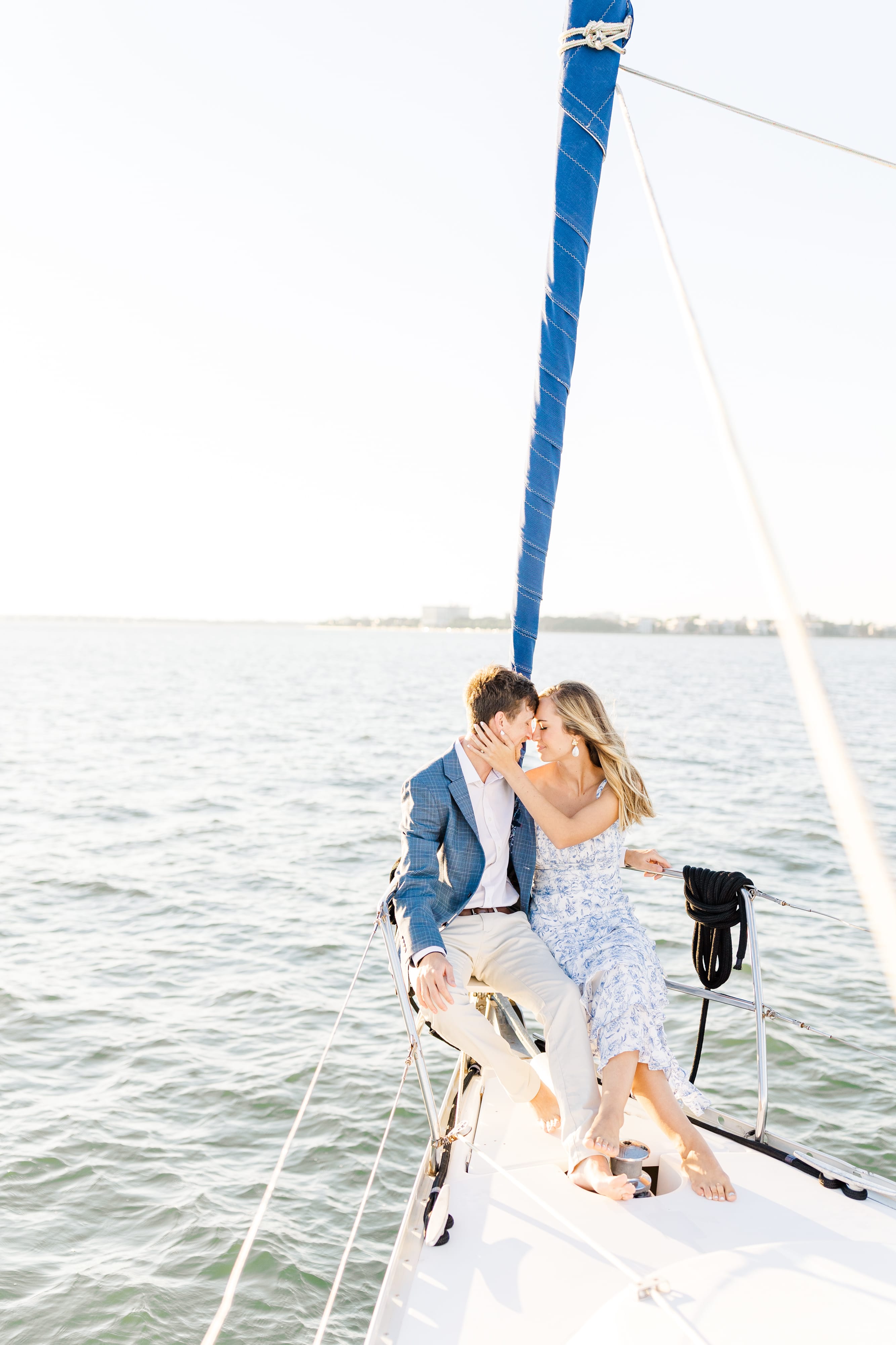 Engagement photo session with Blue Life Charters