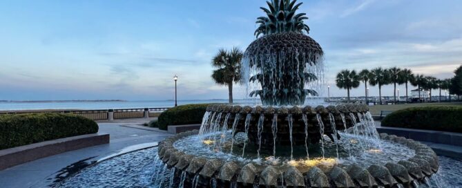 Pineapple Fountain Waterfront Park Charleston SC