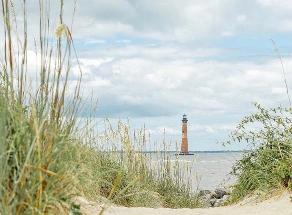 Morris Island Lighthouse at Folly Beach