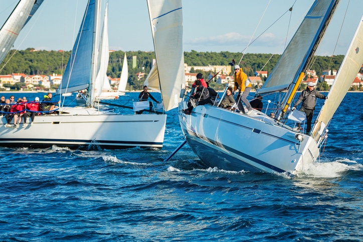 sailboat race for a corporate event