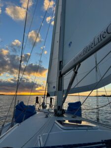 private sunset cruise with blue life charters in charleston sc