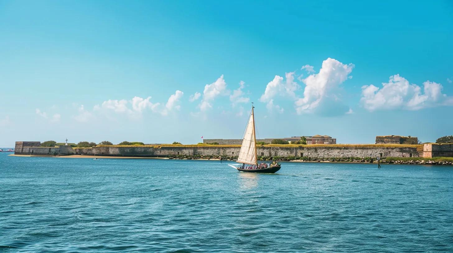Private boat tour near Fort Sumter in Charleston, highlighting unique sailing experiences